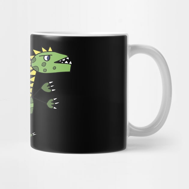 Angry Green Godzilla by A -not so store- Store